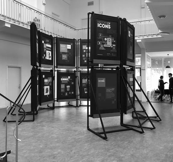 History of Icons Posters — Design by Modulus, Art Direction: Zofia Dunikowska