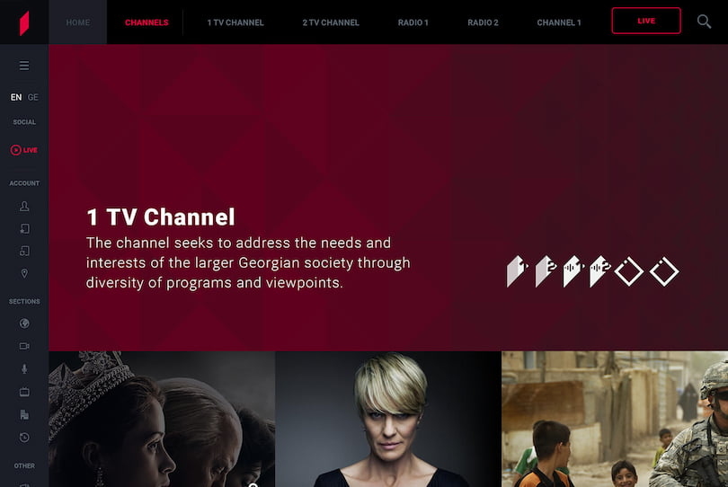 Public.ge Portal Design by Modulus