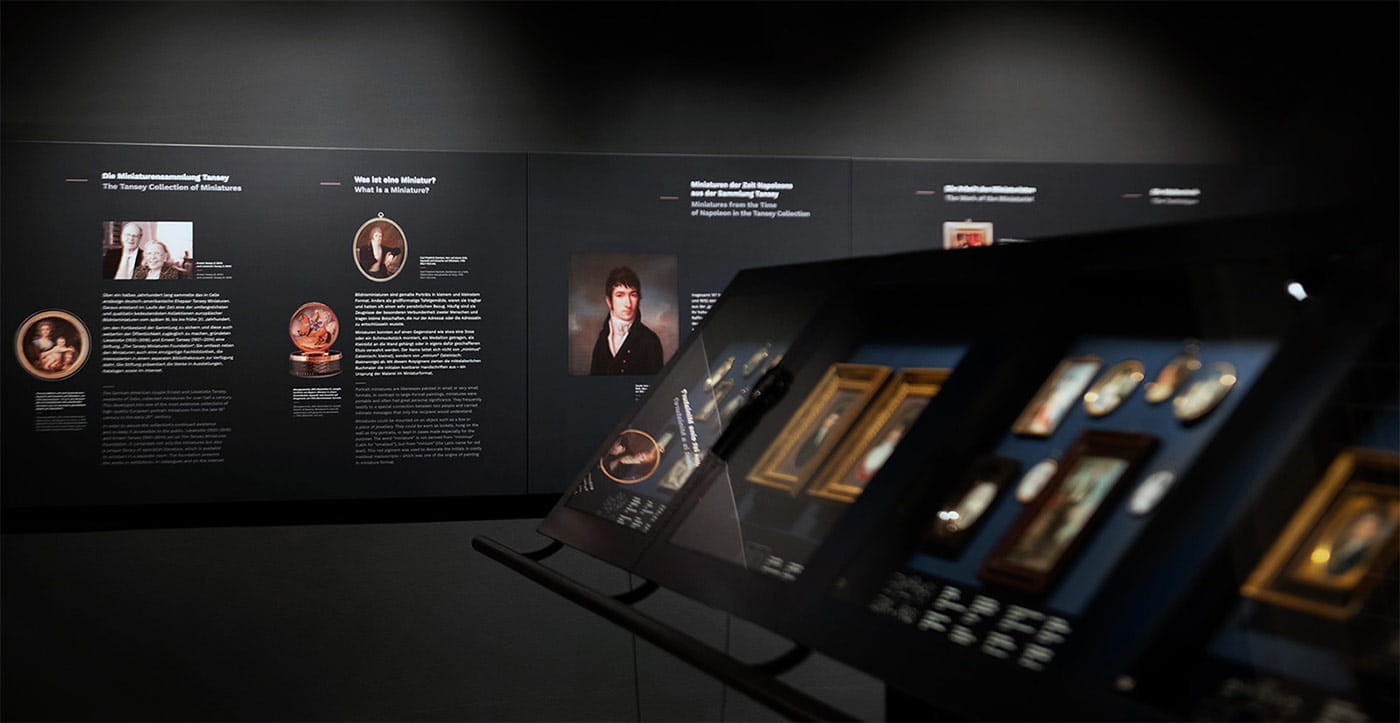 The Tansey Miniatures Foundation, Exhibition view